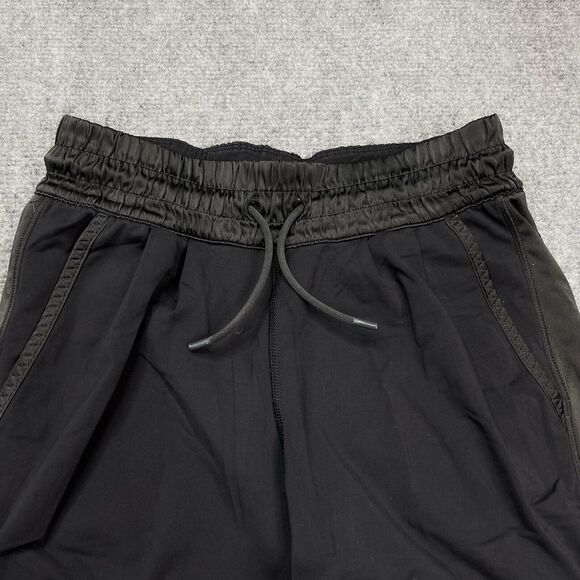 Ivivva Lululemon Girls Practice Lux Track Pants Size 12 Warm Up Black Pockets - Picture 3 of 8